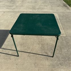 Samsonite Folding Card Table Wood