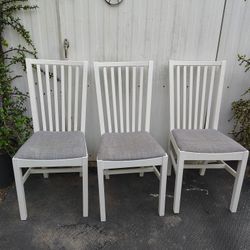 3- Dining Chairs 