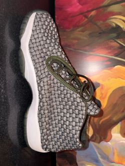 Jordan Air Jordan Future BG Olive Woven Mid Top NWOT Sneaker Kids 7Y men’s 7