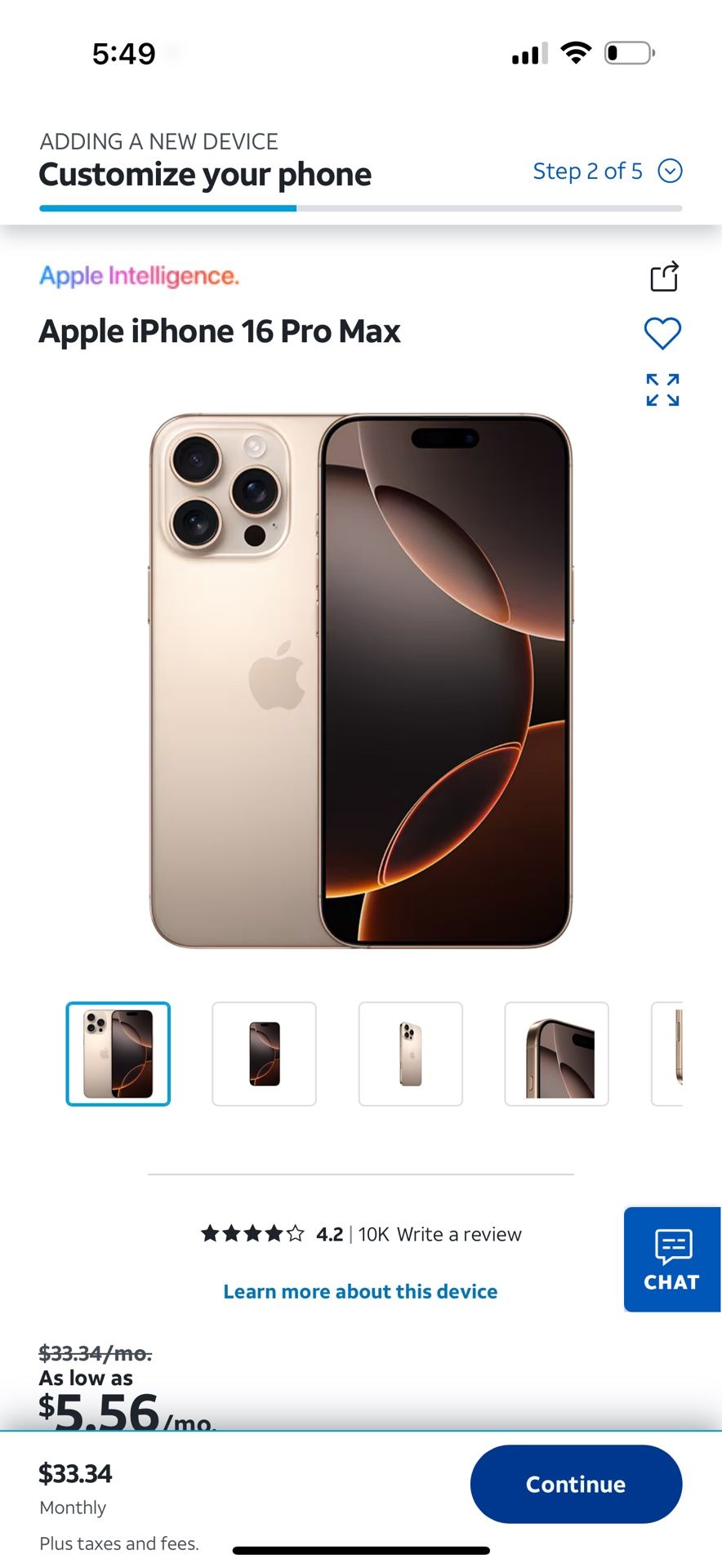 Desert Titanium IPhone 16 Pro Max