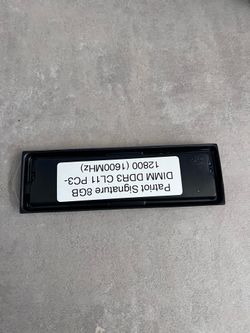 New Patriot Signature 8GB DDR3 RAM stick,