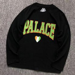Palace Squad T Shirt Black Long Sleave sweatshirt 