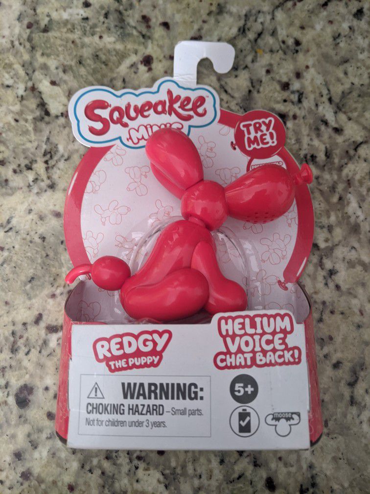Squeakee Minis Redgy The Pup NIB