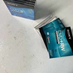 DVD-R And DVD+RW 30 Min Discs