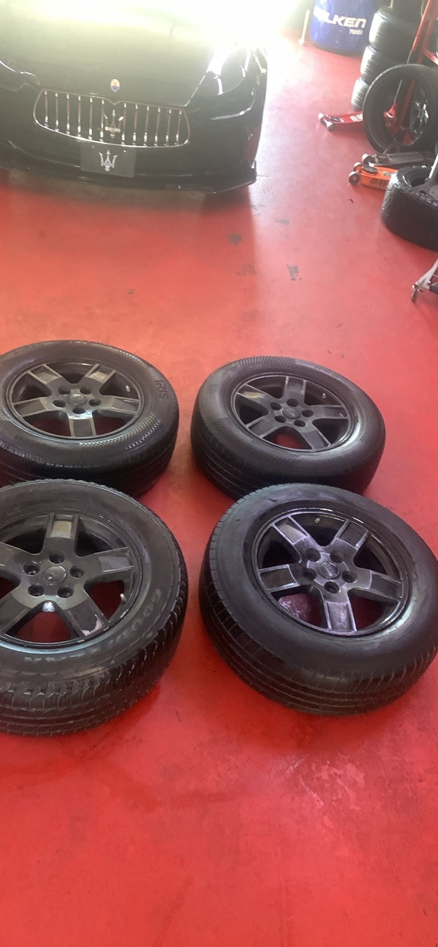 Used 17” Jeep Wheels With Tires