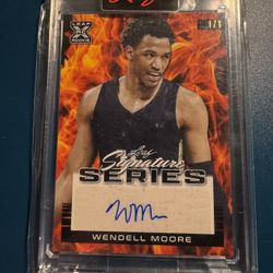 2023 Leaf Signature Series Wendell Moore Rookie