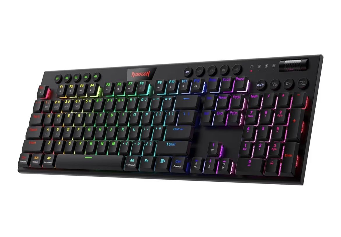 New Redragon Horus Pro wired 2.4G, BT 3 Modes Mechanical Keyboard