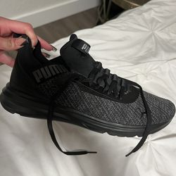 Black/Grey Puma Shoes
