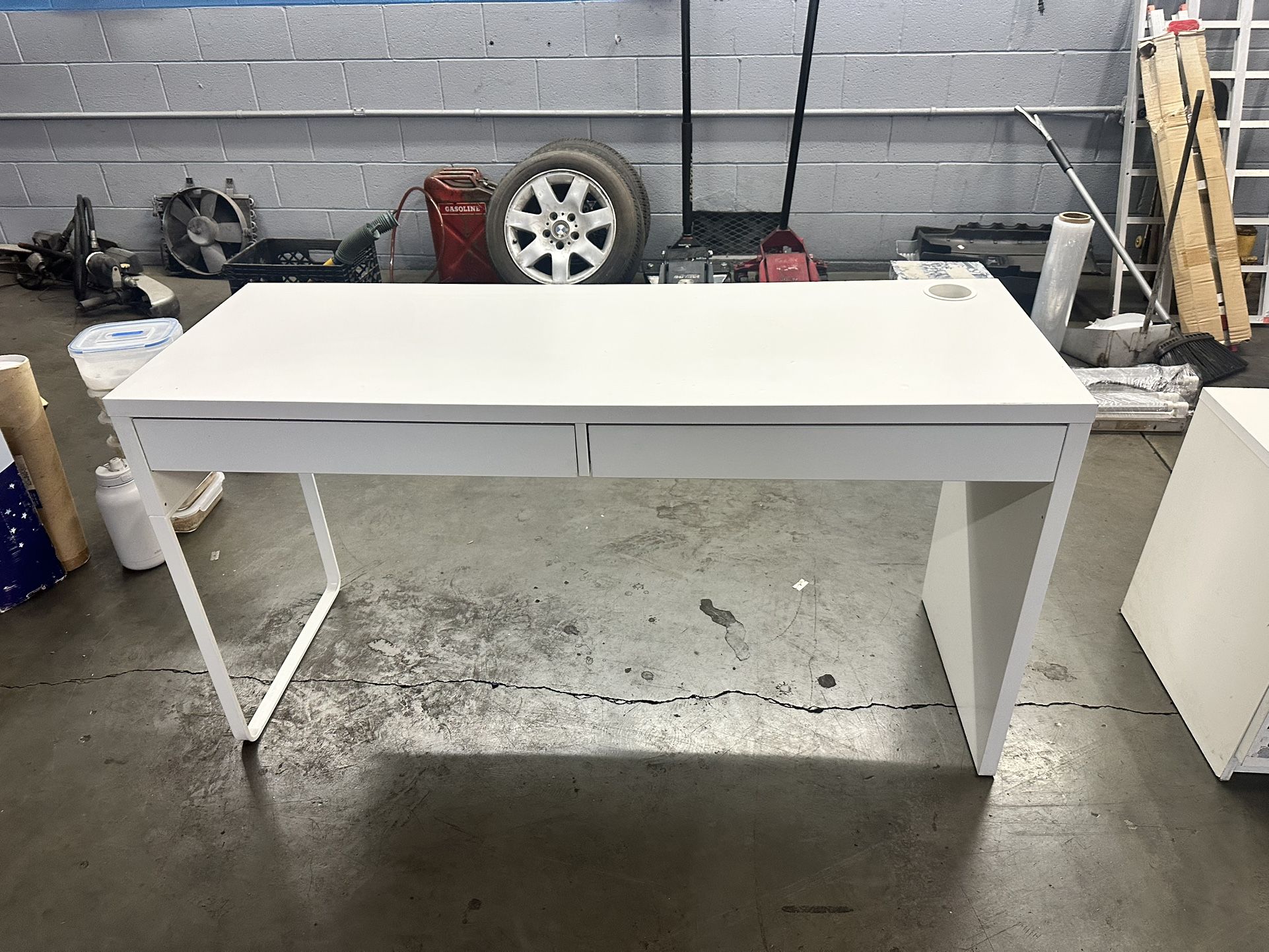 IKEA Desk White & Drawer Set
