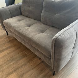 Very Nice Comfortable Modern Gray Couch