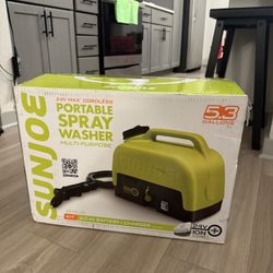 *Brand New* Sun Joe Portable Pressure Washer (No Cords Needed)