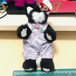 Collectible Retired Ty Beanie Purrcy The Cat, With Tag