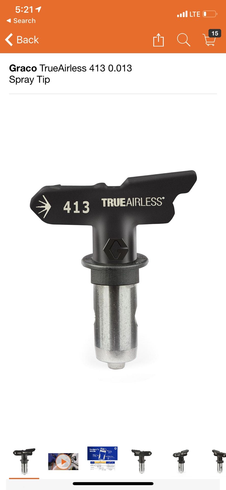 Graco TrueAirless 413 0.013 Spray Tip