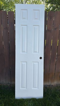 Interior 6 panel white door (24 x 80)