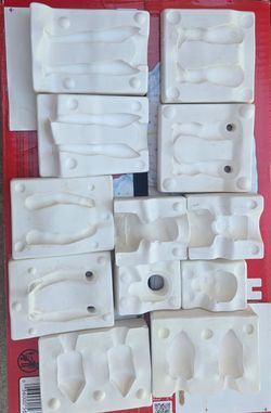 Plaster molds for porcelain doll