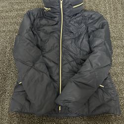 Kensie Womens M Blue Hooded Jacket
