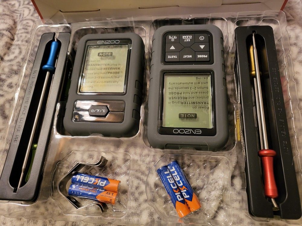 ENZOO EXTENDED RANGE WIRELESS MEAT THERMOMETER