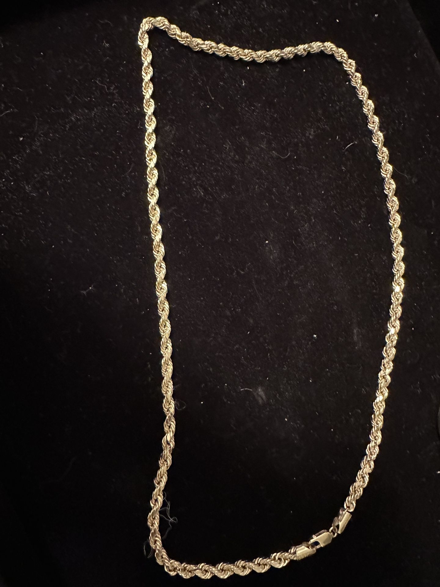 10kt Gold Rope Chain