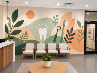 Custom murals for healthcare