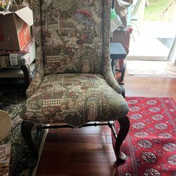 Two  Wingback Chairs/ Both  $80.00 Good Conditions