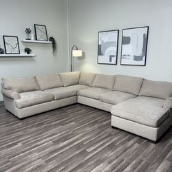 FREE DELIVERY Beige Sectional Couch