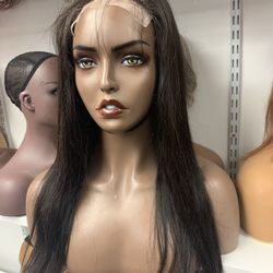 5x5 HD Closure Wig %100 Raw Brazilian Straight 