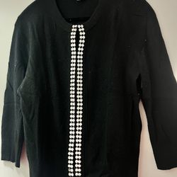 kate spade new york - black cardigan