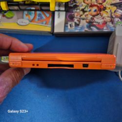 NNINTENDO DSi ORANGE HANDHELD SYSTEM CONSOLE