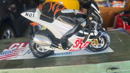 No. 1 Racing Motorcycle Die-Cast Model