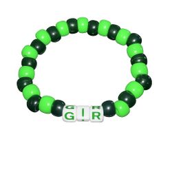 Invader Zim “GIR” Kandi Bracelet