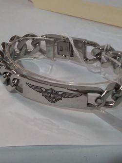 Stainless steel Harley Davidson bracelet Price Reduced