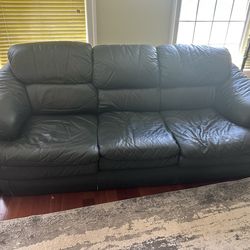 Free Leather Sofa and Loveseat