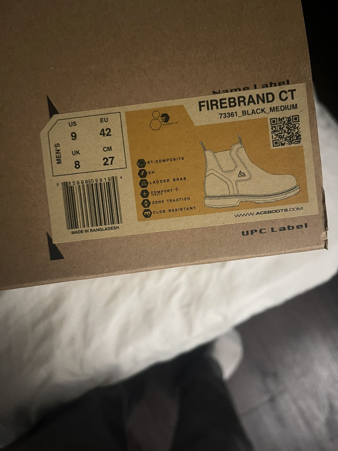 Firebrands Steel Toe Boot