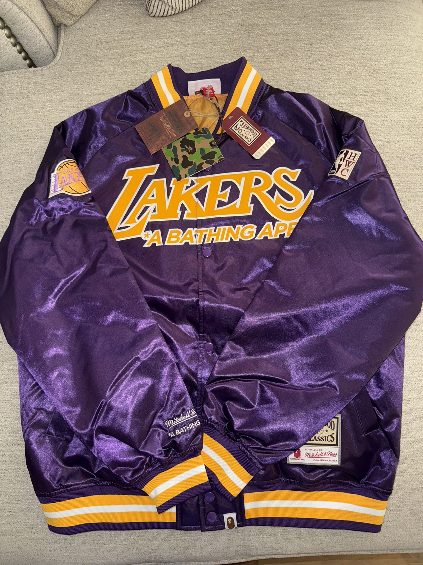 Los Angeles Lakers Bape Jacket