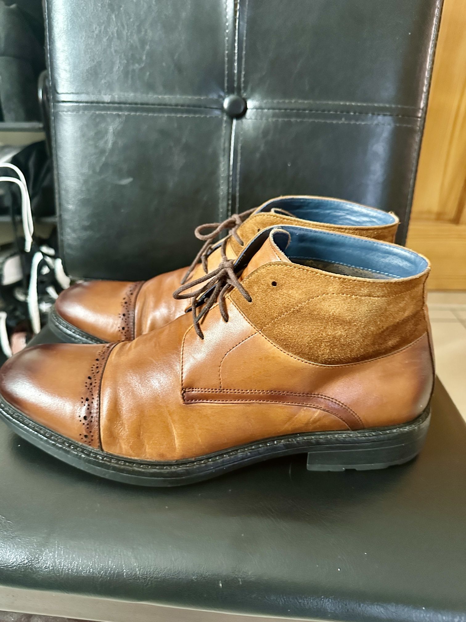 Men’s Leather Boots Size 10.5