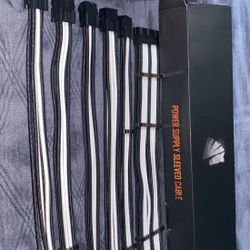 AsiaHorse Power Supply Sleeved Cable Extensions