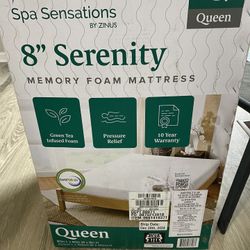 Serenity Memory Foam Queen Mattress 