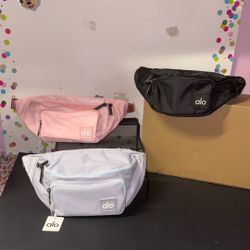 alo Belt Fanny Pack- Black Bag NEW