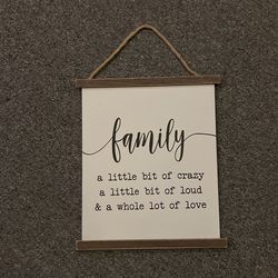 Decorative Family Sign 