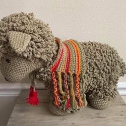 Handmade Llama Plush Decor just $5