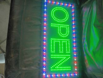 Open sign store front