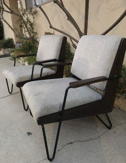 West Elm lounge seats