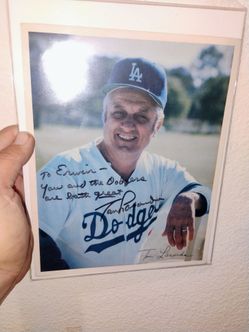 Tommy Lasorda autograph photo