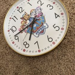 Paw Patrol Clock