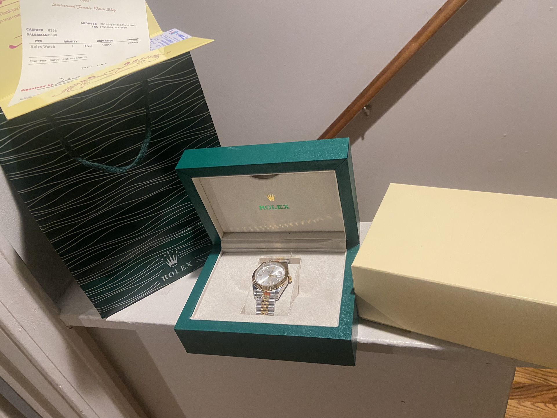 Rolex Men's Datejust Two Tone (BEST OFFER) Fluted Silver Index Dial