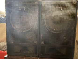 Eminence 500 watt each speaker.