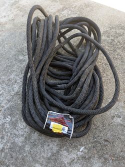 50 Feet Black Poly Utility Rope