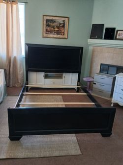 Ashley  queen size bed frame