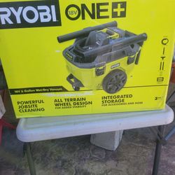 Ryobi ONE+ 18V 6 Gallon Wet/Dry Vacuum Tool Only!!!