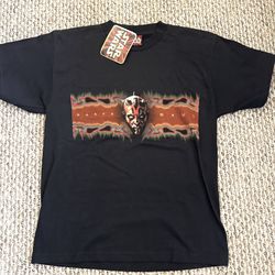 90’s Vintage Darth Maul Star Wars Movie Promo Shirt Size Medium NWT